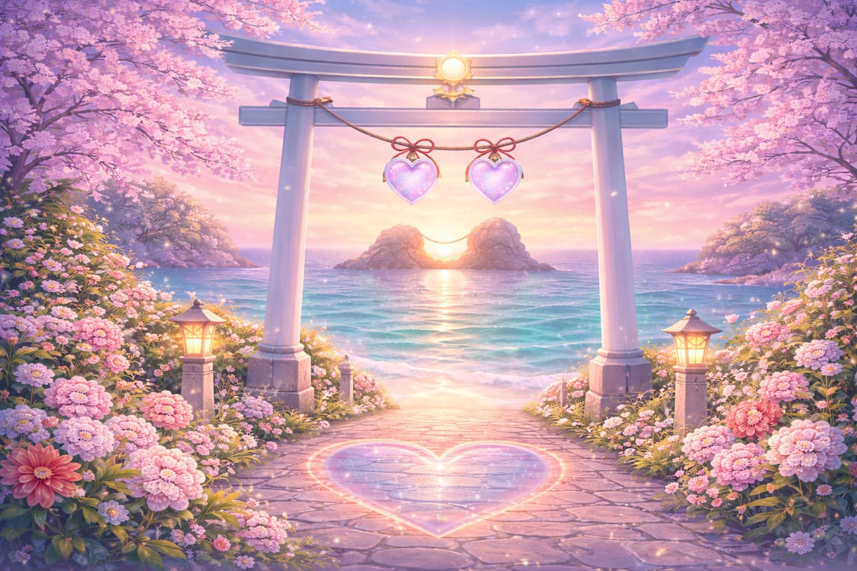 縁結び❁ぎゅっと♡あの人との恋も想いも結ばれます 想いが届くその先へ♡恋とご縁を導く縁結びリーディング☆ イメージ1