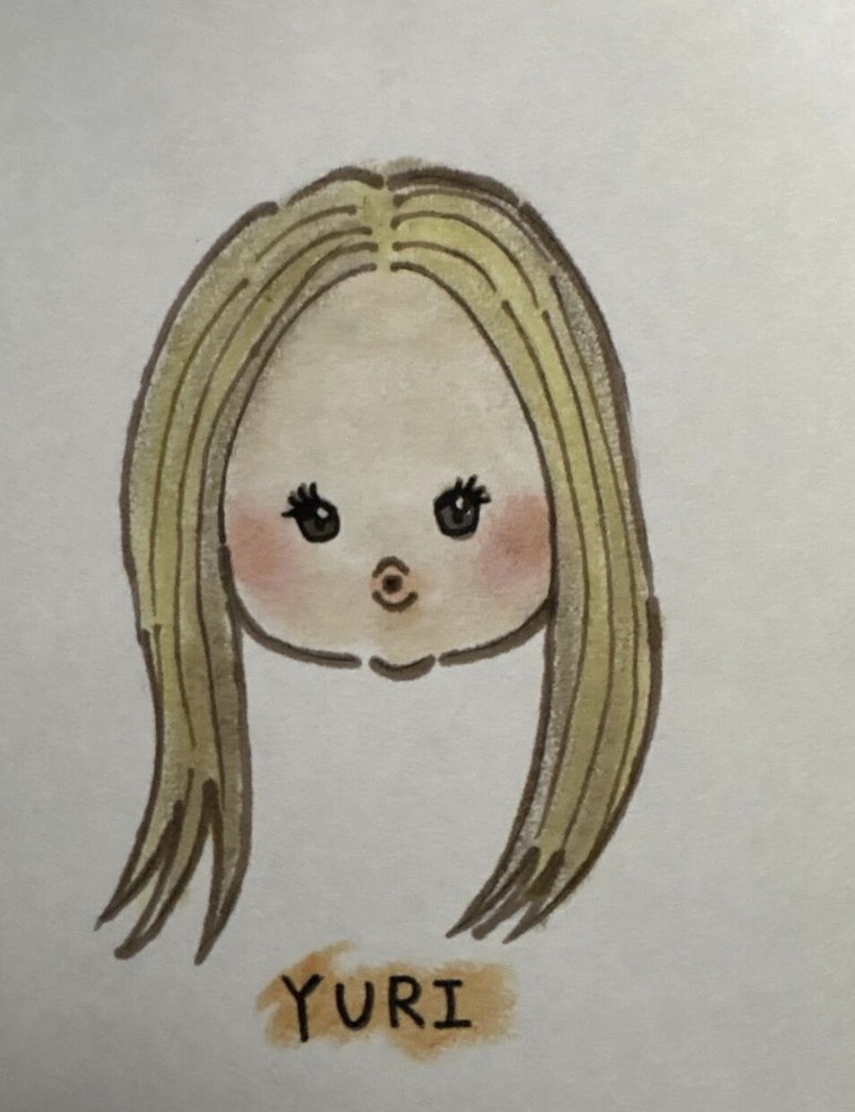 クレヨンでほんわかできる似顔絵アイコン描きます 似てないけど低価格で似顔絵やアイコンを描かせてください！ イメージ5