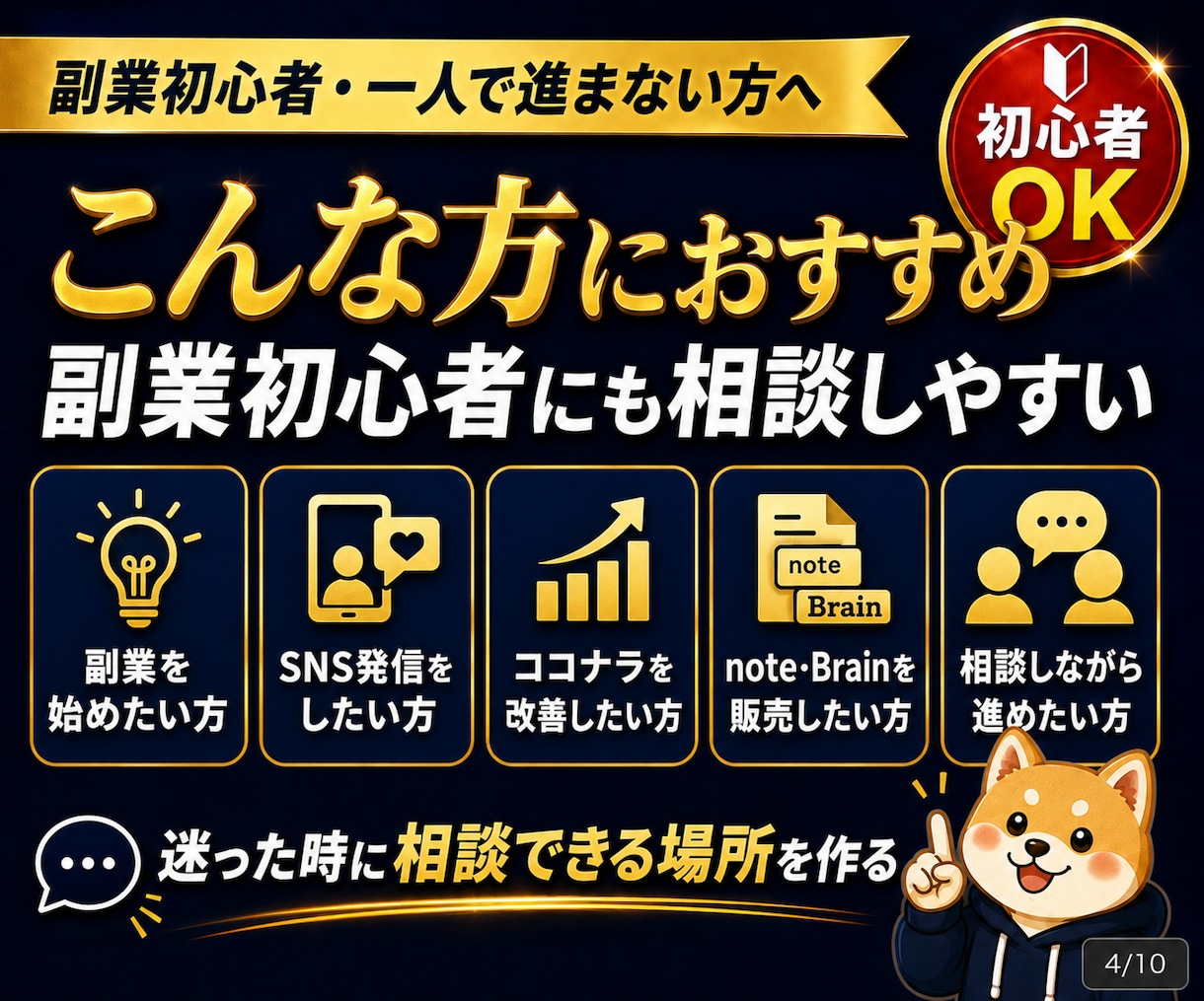 副業の悩みを30日間チャットで無制限相談対応します SNS副業・AI活用までなんでも相談できる30日伴走サポート イメージ4