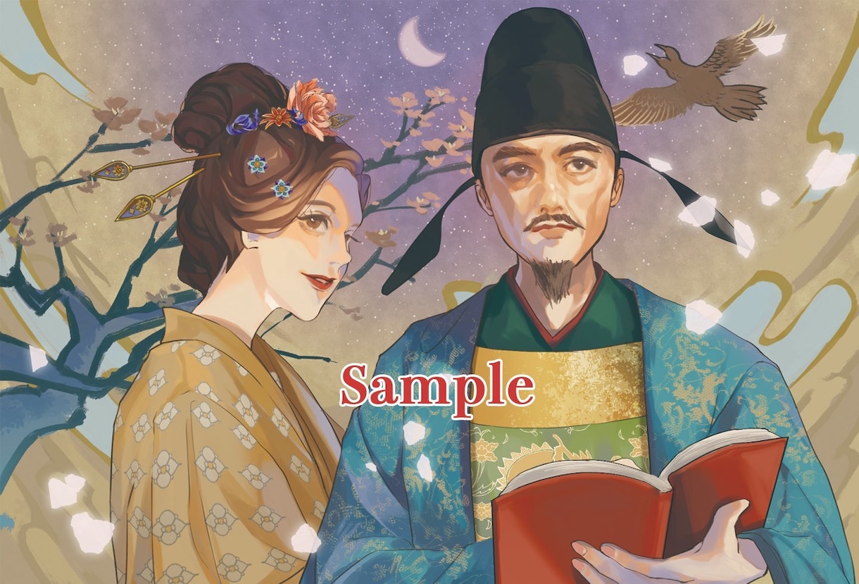 初回につき値下げ中⭐︎一枚絵イラスト描きます 挿絵、動画背景、SNSヘッダー、TRPG用など イメージ1