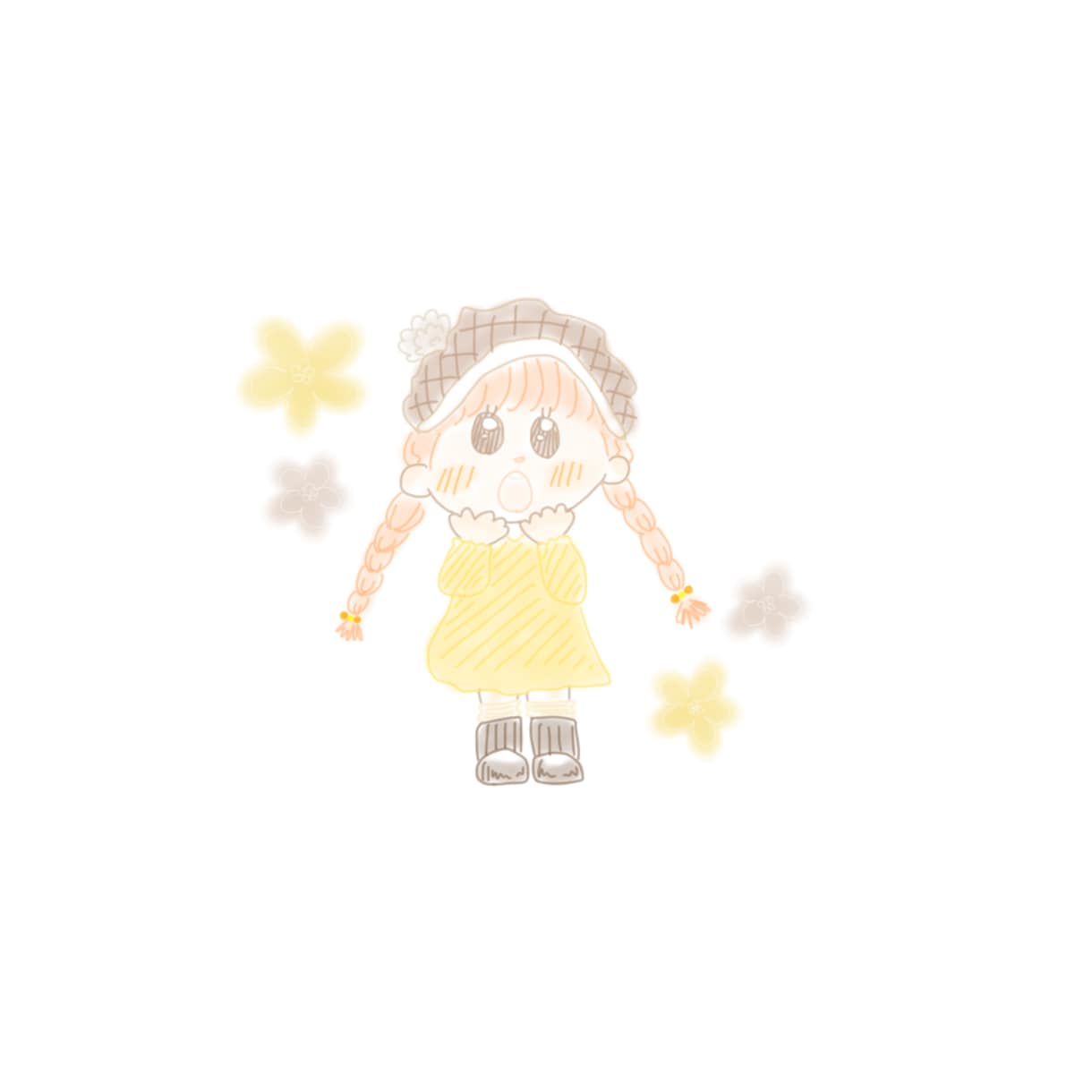 ほんわかな女の子描きます 女の子描きます！柔らかい色を使います♪ イメージ2