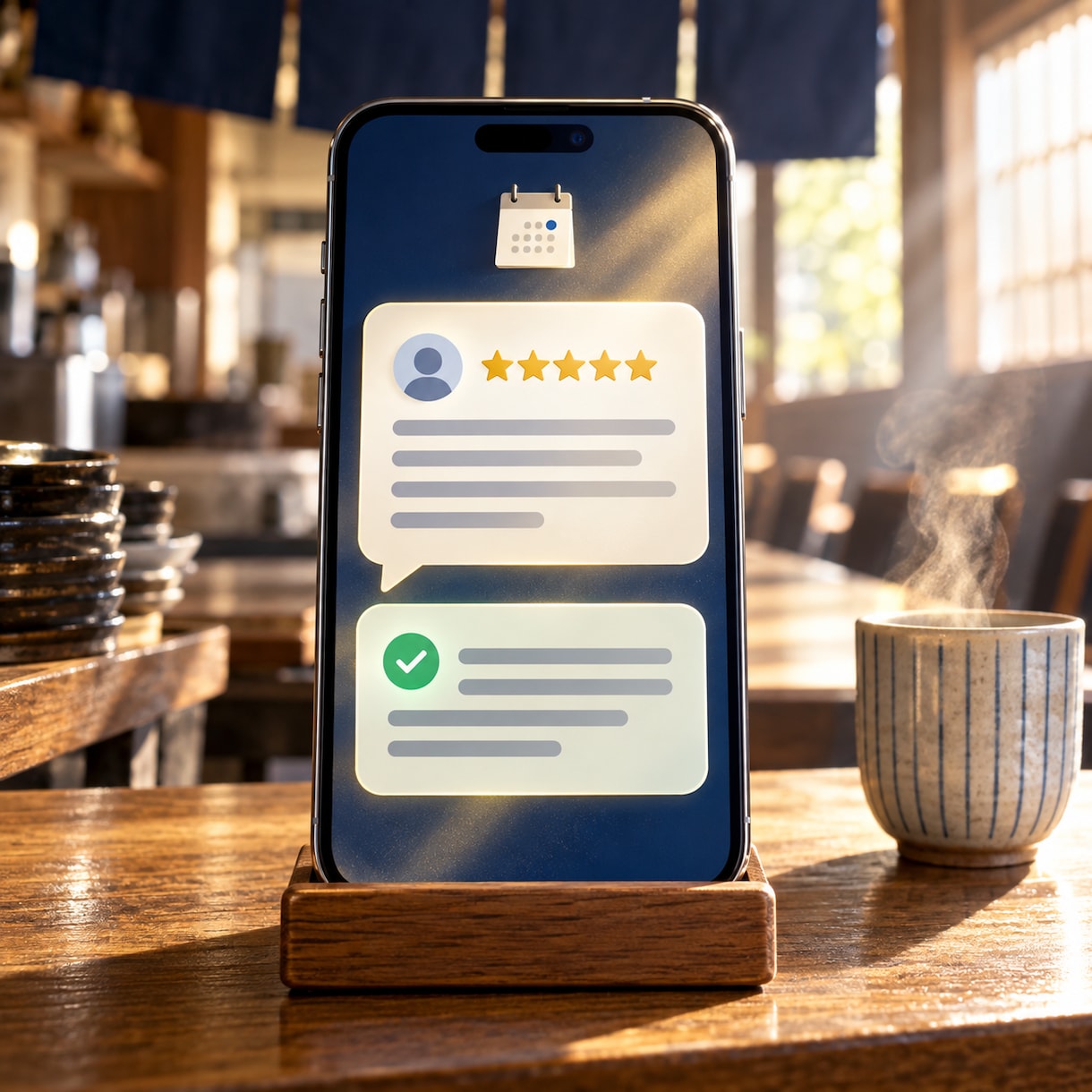 口コミ返信の下書きを毎朝お届けします Googleマップ(MEO)｜飲食店向け月額・代行なし イメージ1