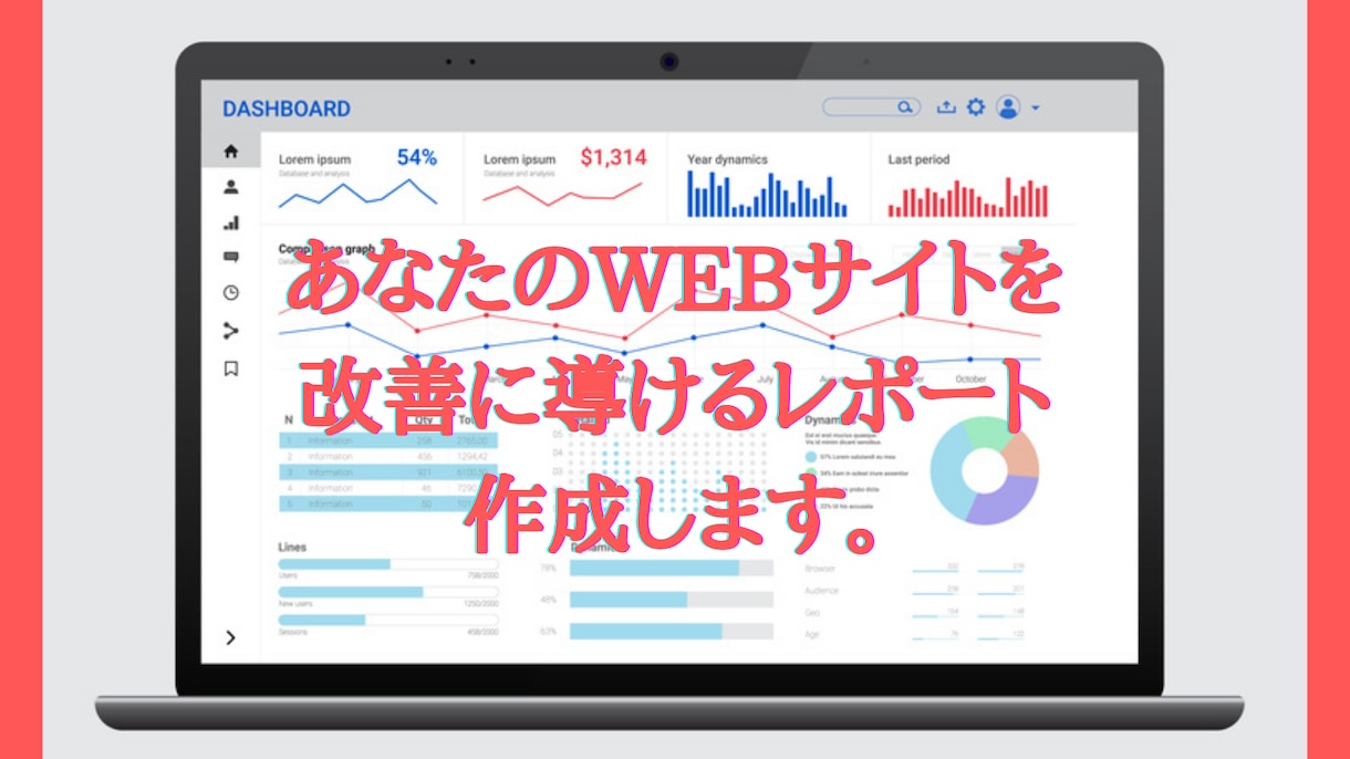 20社限定！WEBサイト診断レポート作成します WEBサイトはあるが、どう改善すればわからないオーナー様へ イメージ1