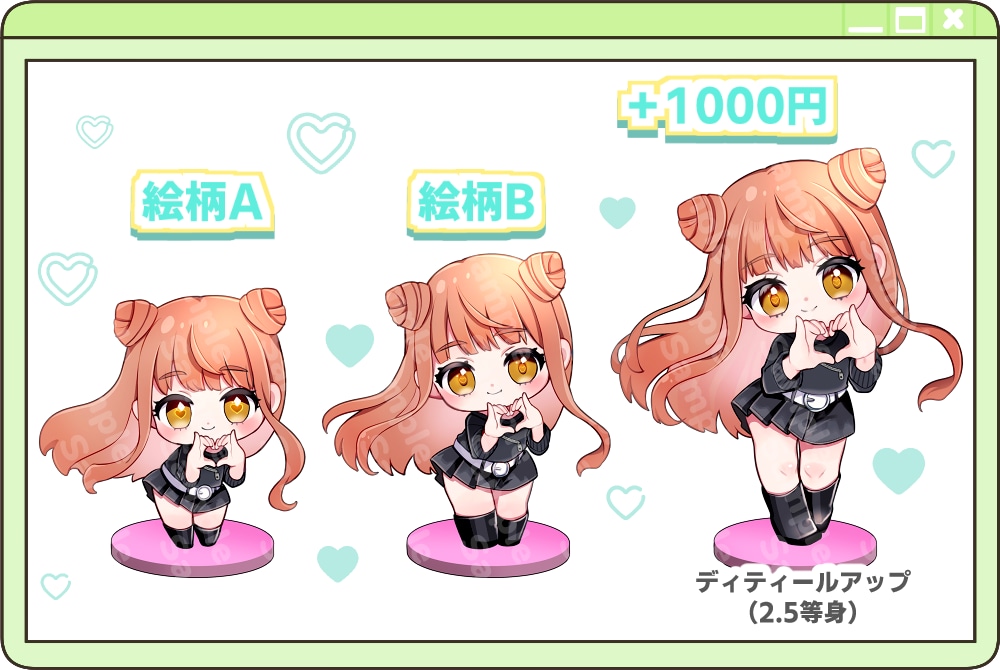 ミニキャライラスト作成します シンプルで見やすい絵を意識しています！ イメージ3