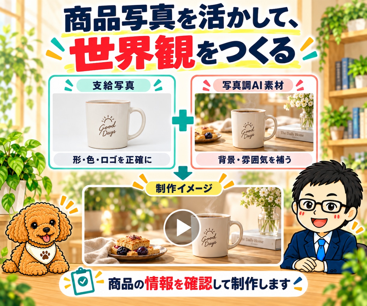 AIで商品紹介・PRショート動画を制作します 写真調素材で60秒｜構成・字幕・音声・編集までお任せ イメージ5
