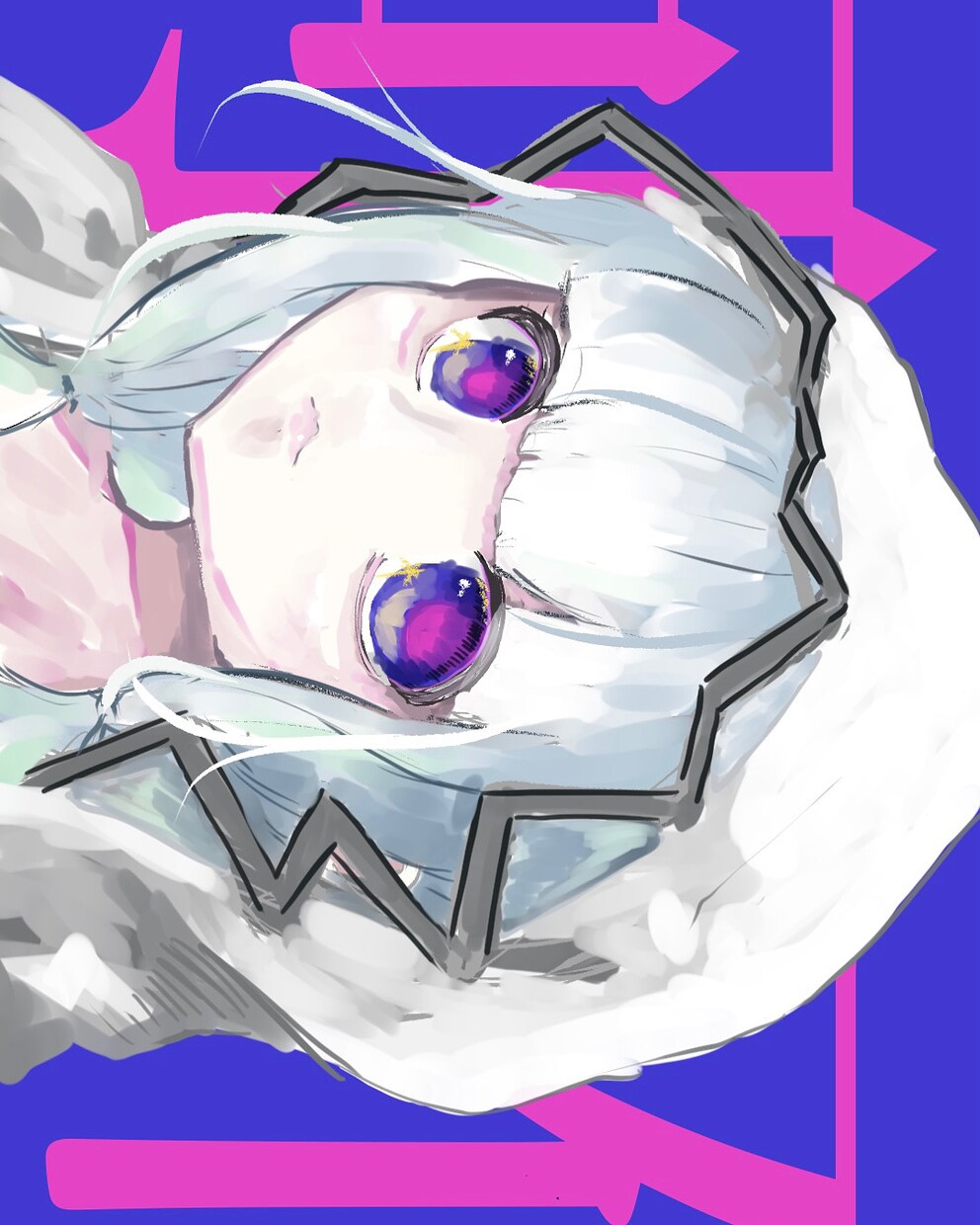 個性的な女の子のイラスト作成します アイコンや、サムネ、MVにご利用いただけます。 イメージ6