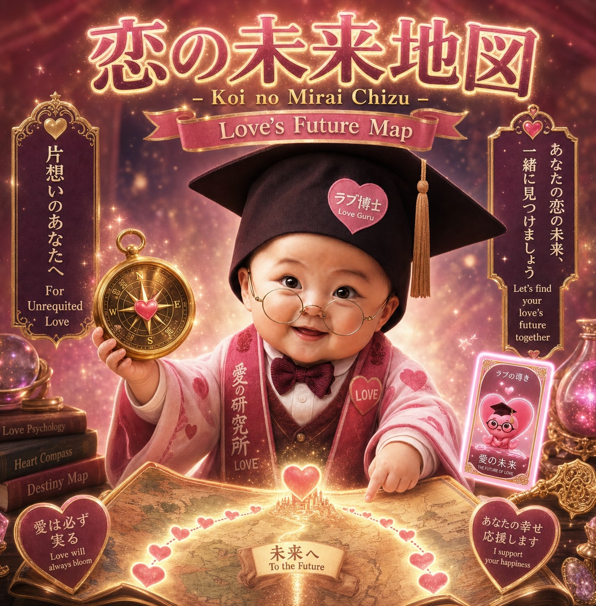 未来地図鑑定 片思い鑑定します この恋、進んでいい？進め方まで、ぜーんぶ見えるのです イメージ1