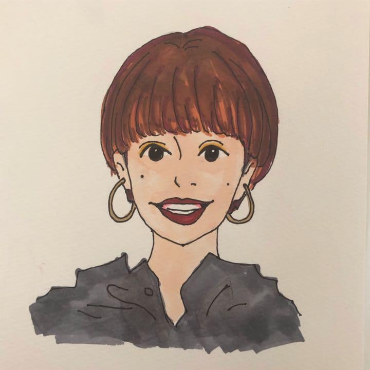 シンプルおしゃれな似顔絵描きます SNSアイコンや記念にぜひ。ハガキサイズで郵送します。 イメージ2
