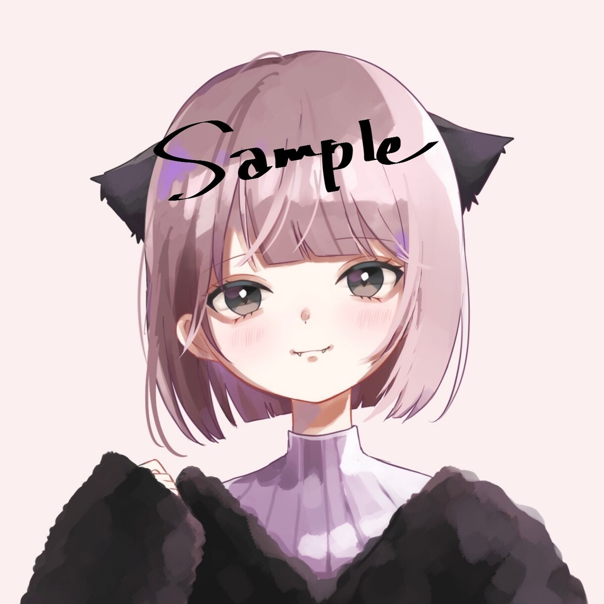 SNSアイコン制作します 可愛い女の子のイラスト描きます イメージ3