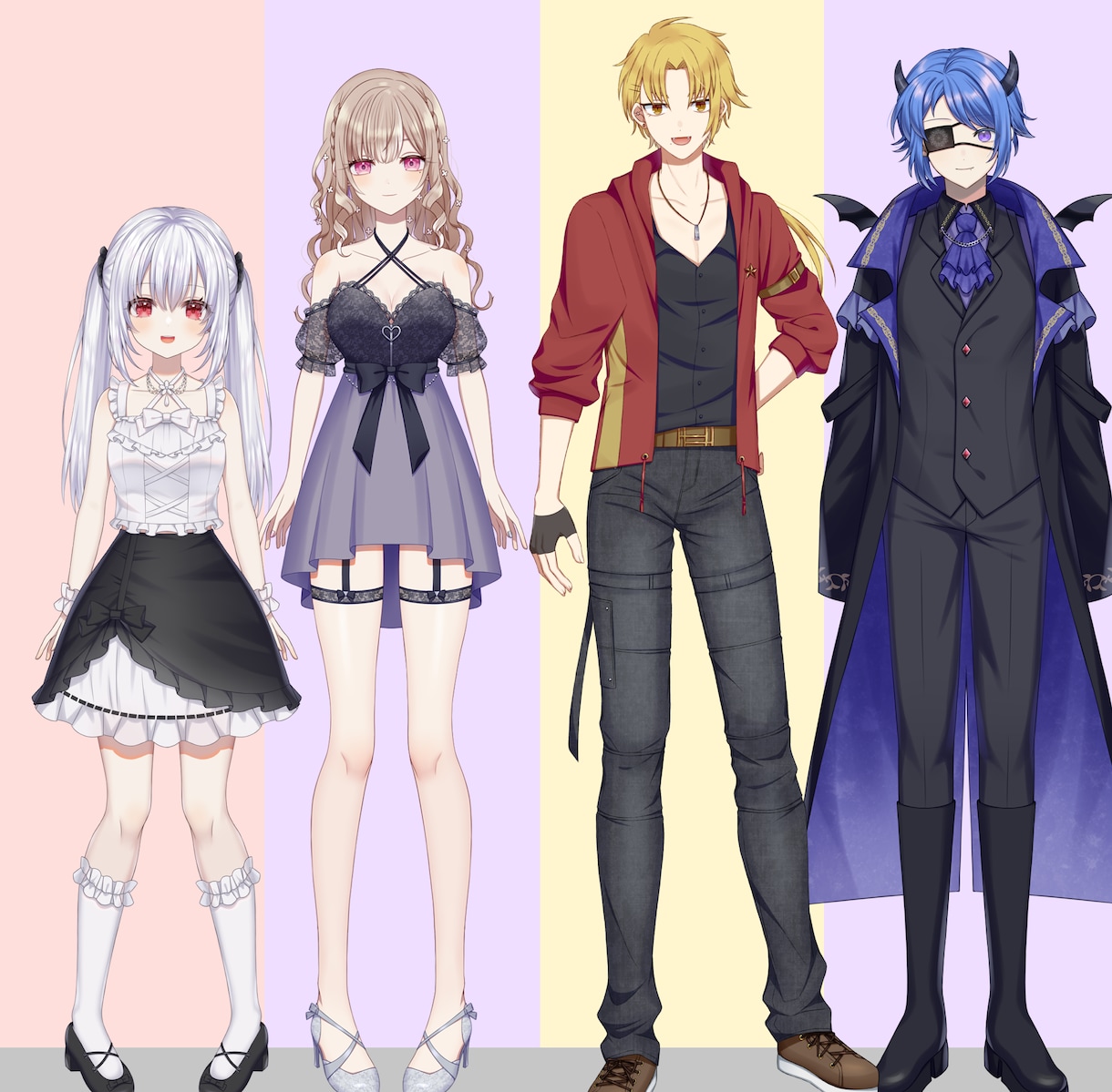 初心者歓迎！綺麗に動くLive2Dモデルを作ります キャラデザからモデリングまで丸投げOK！持ち込みも対応 イメージ4