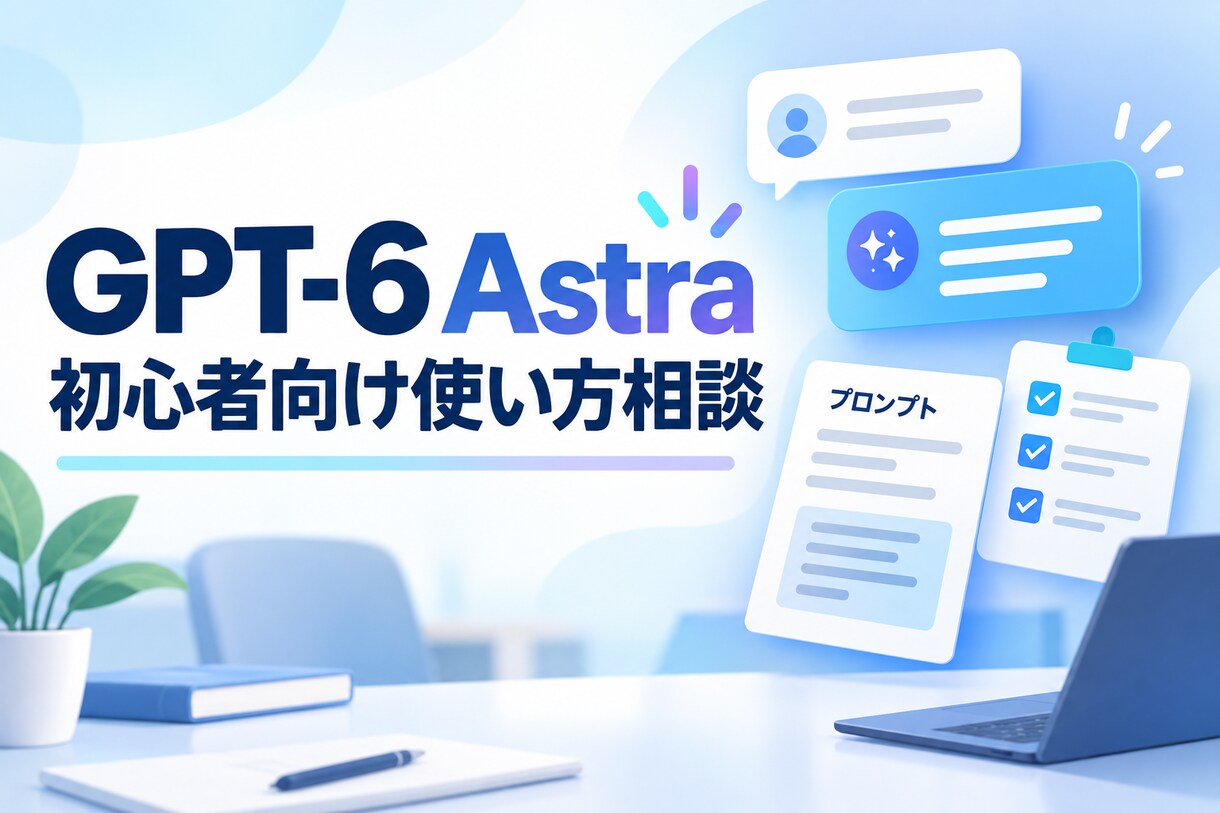 GPT-6 Astraの使い方を一緒に整理します 初心者向けに仕事の選び方と最初のプロンプトを作成 イメージ1