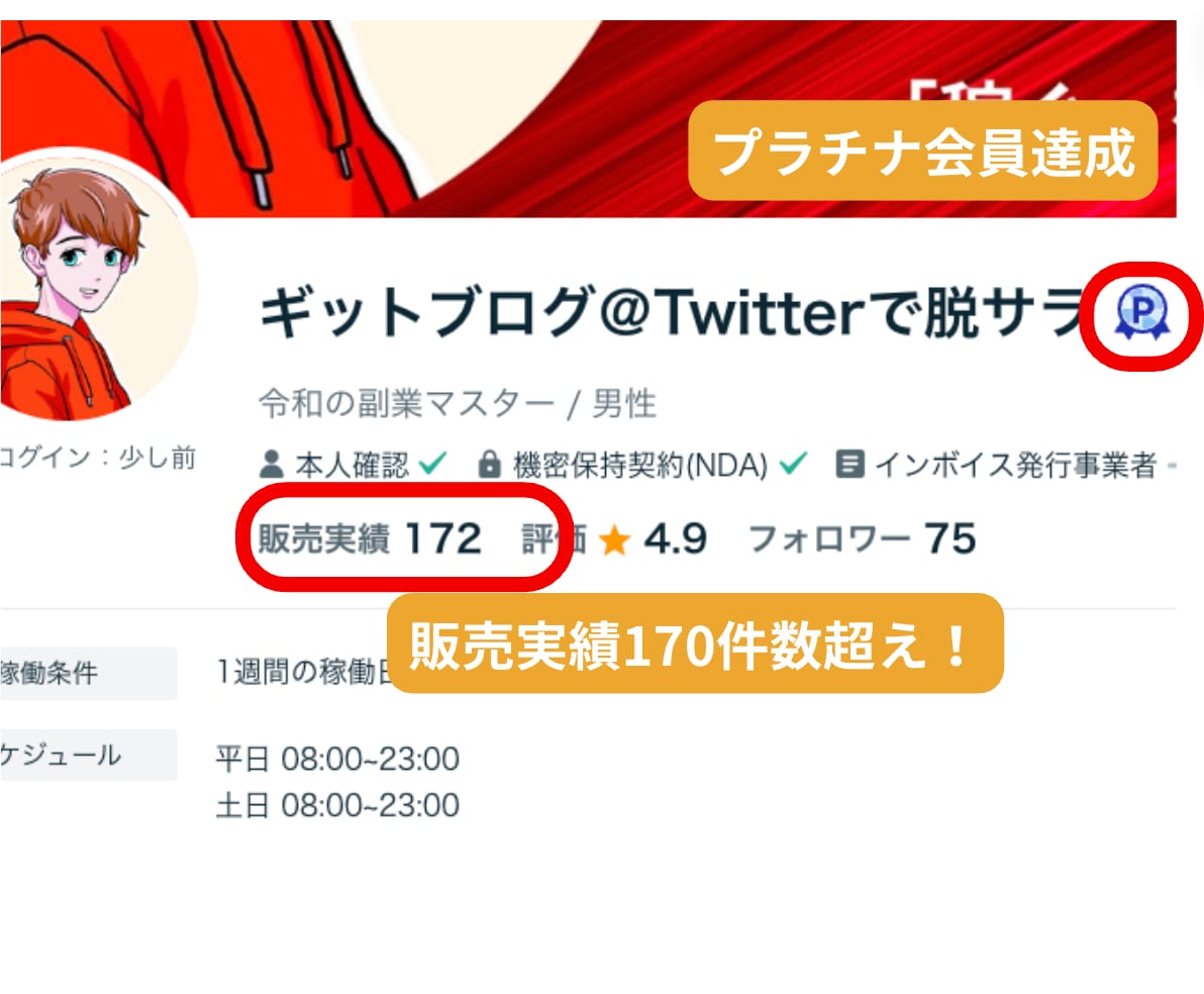 副業で稼ぐココナラ×Twitter(X)教えます ビデオチャット60分、30日間質問無料、拡散サービス付 イメージ3