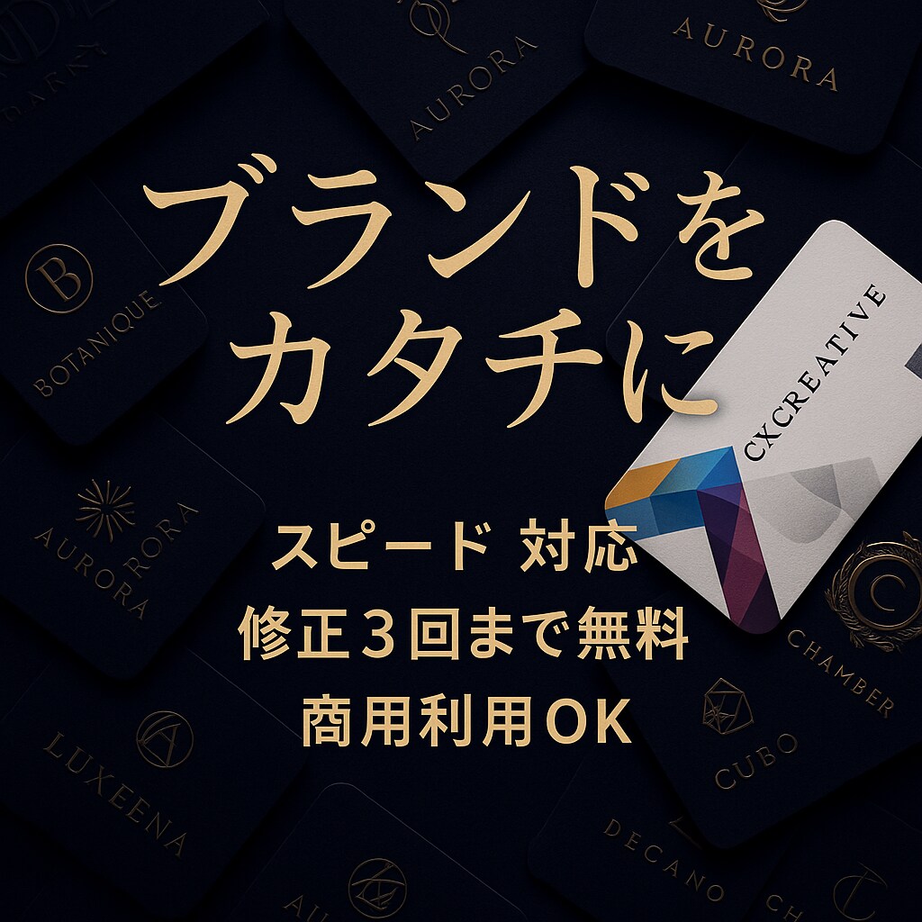 高級感あるロゴをお作りします 実績作り特価！先着5名まで5000円！ イメージ10
