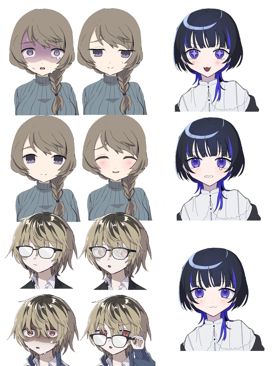 TRPGやココフォリアで使える立ち絵を制作します 急ぎでの制作希望の方、安く制作してほしい方向けです！ イメージ1