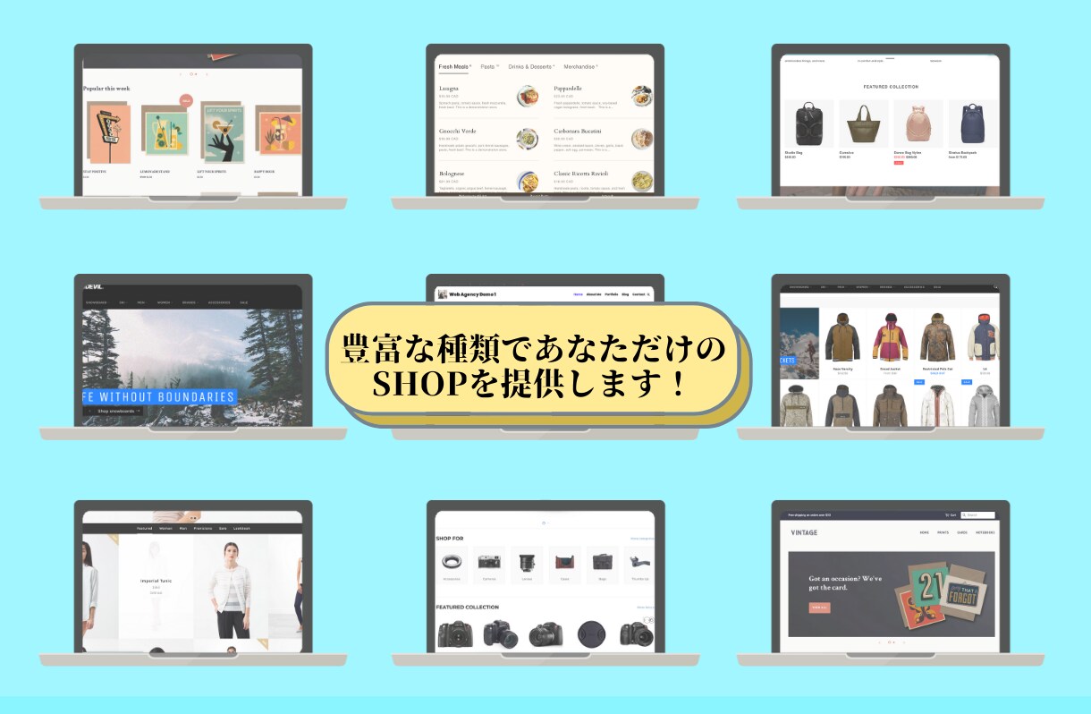shopifyで集客に強いショップ制作します 5年の運用/制作の経験からあなただけのショップを提案します イメージ5