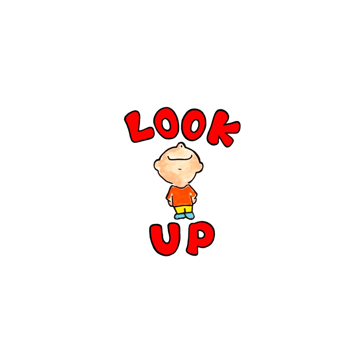 ルックアップくんシリーズであなたを描きます オリジナルキャラクターの「ルックアップくん」で制作いたします イメージ1