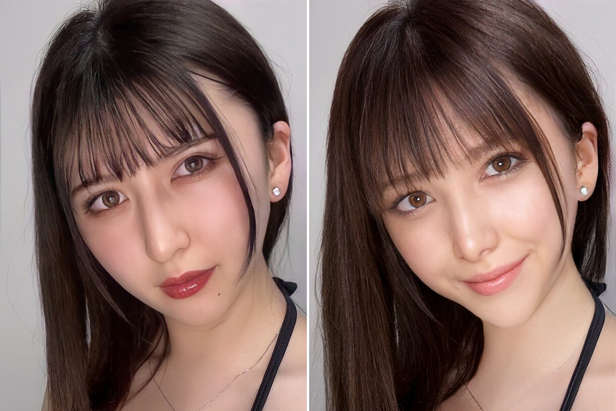 宣材写真を自然な仕上がりで美形化します 『スーパーナチュラル加工』宣材写真に最適な写真加工技術を提供 イメージ3