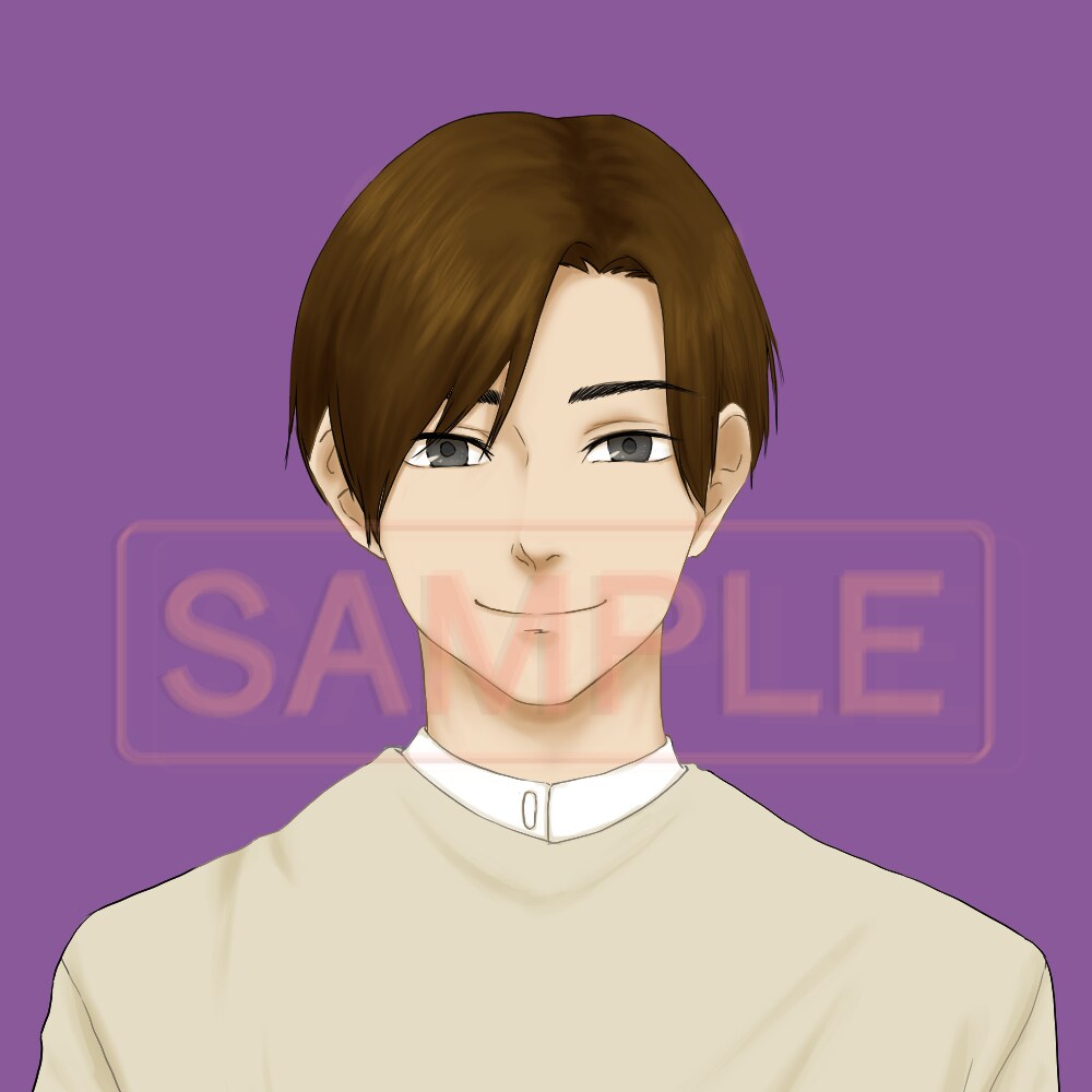 商用利用◎かっこいい好印象アイコン描きます オーダーメイドで細部までこだわりを！SNS、ビジネスにも！ イメージ8