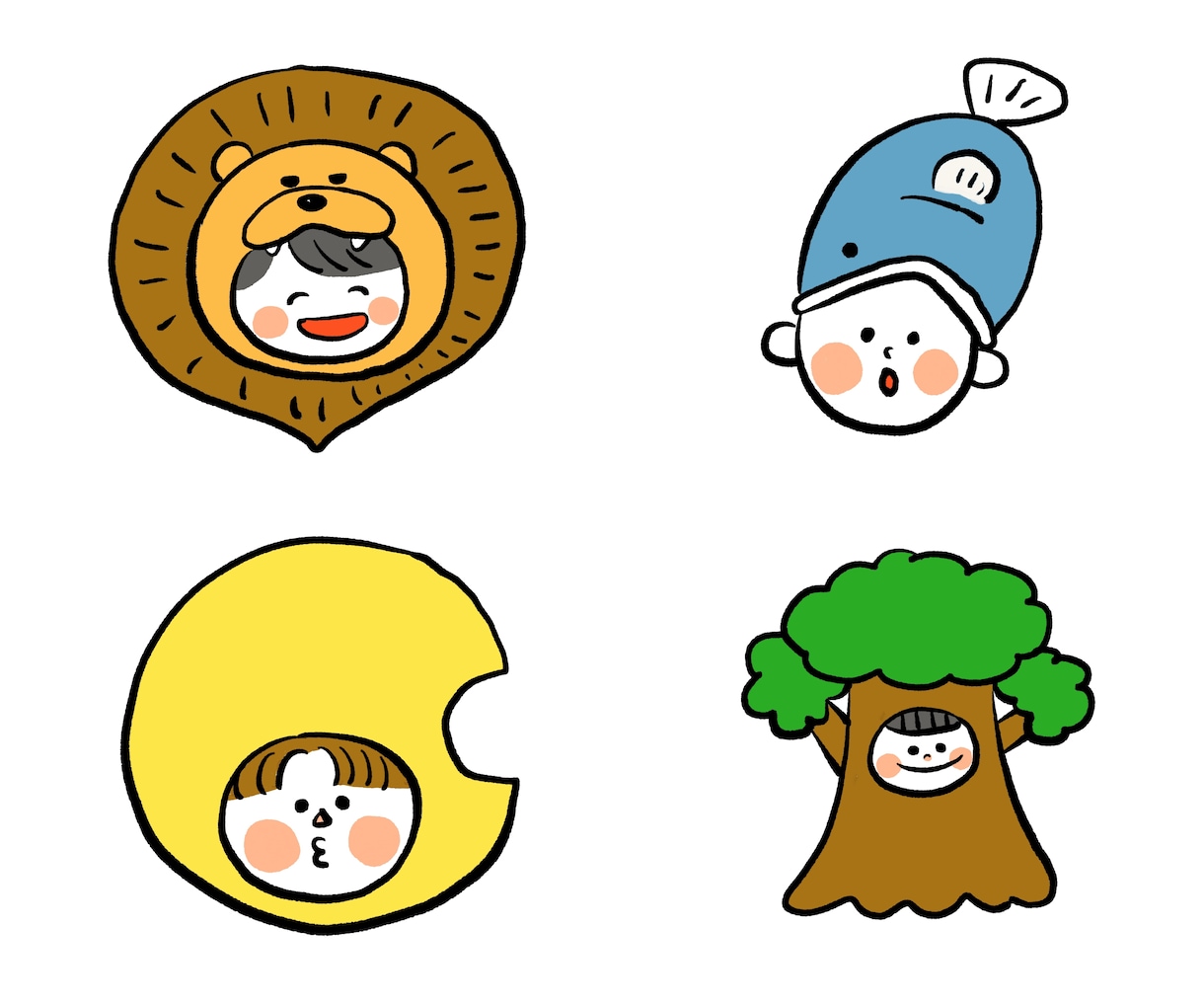 好きをかぶりたい！ゆるイラスト描きます 好きをかぶって、気分はるんるん♪ イメージ7