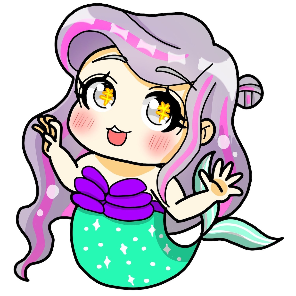 ポップで可愛いイラストをご提供します ポップで可愛いイラストアイコンを求めている方ぜひ! イメージ1