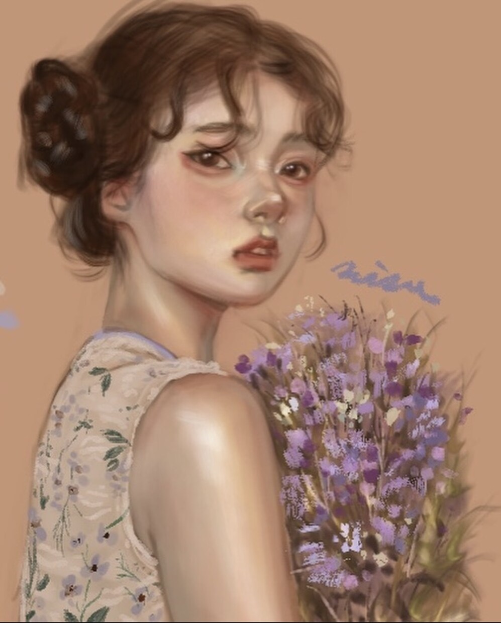 魅力的な似顔絵アイコンイラスト作成します お顔を出したいけど、写真は抵抗あり…って方におすすめ♪ イメージ5
