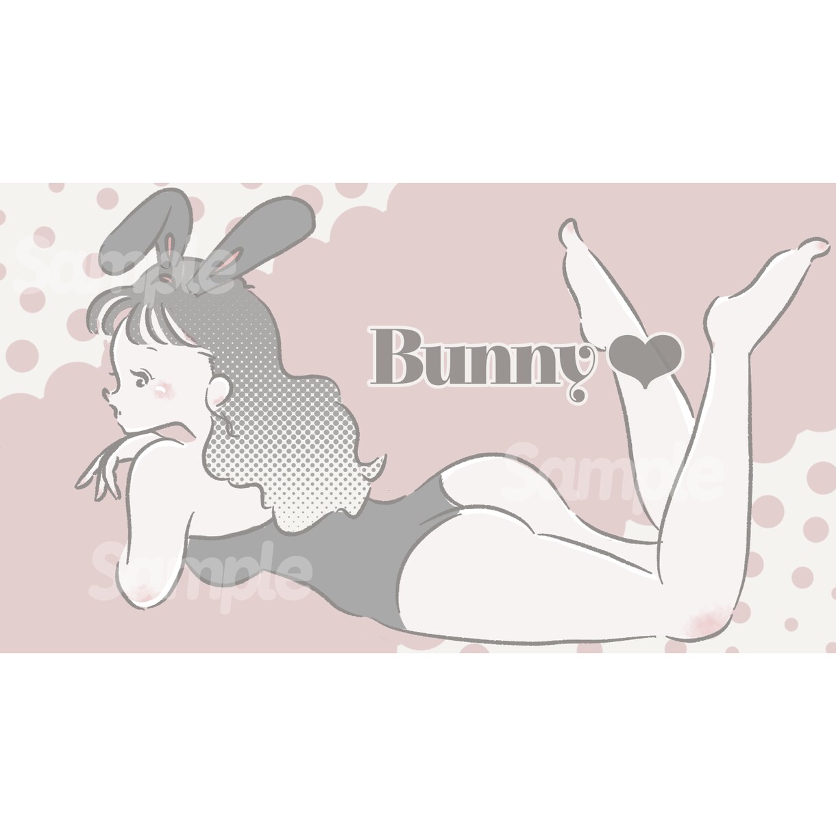 くすみカラーが可愛いイラストを描きます やわらか シンプル レトロ 80年代 くすみ パステル ◎ イメージ8