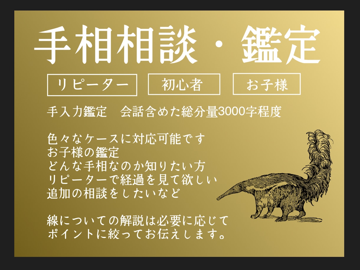 なんでも手相から鑑定します 初鑑定・経過鑑定もコチラから！深刻・長文も気にせず！ イメージ2