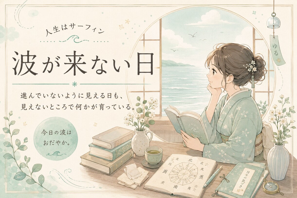 九星気学であなたの運気の波の乗り方を読み解きます 当てる占いではなく、明日からの動き方がわかる鑑定文 イメージ1