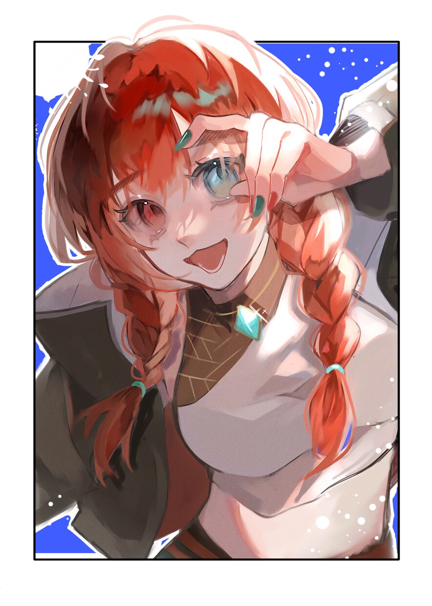 SNS等のオリジナルアイコンを描かせていただきます 透明感のある仕上がり/一枚絵も可 イメージ1