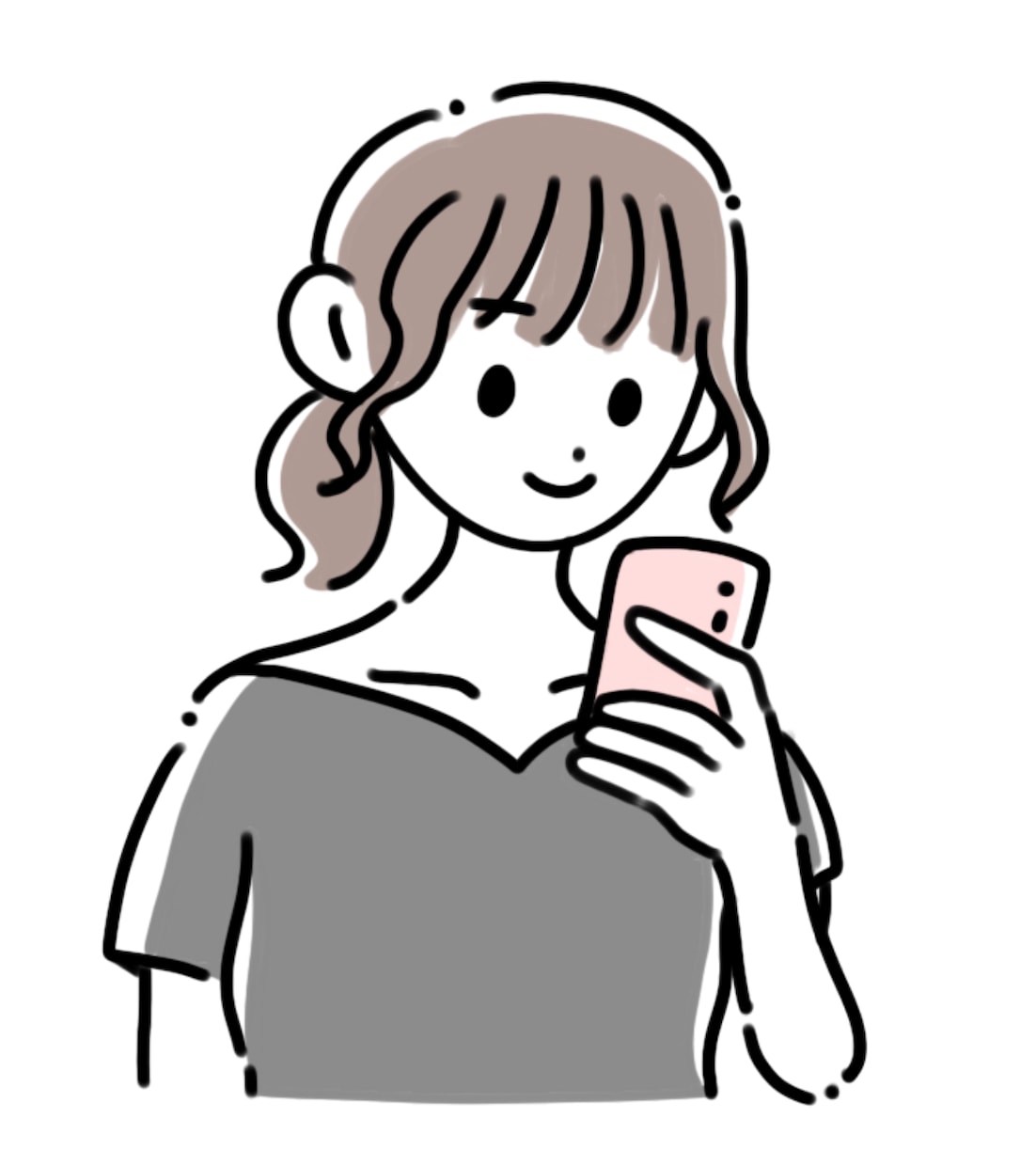 シンプルでかわいいアイコン描きます シンプルな線と塗りでオトナかわいいイラストに！カット絵にも！ イメージ2