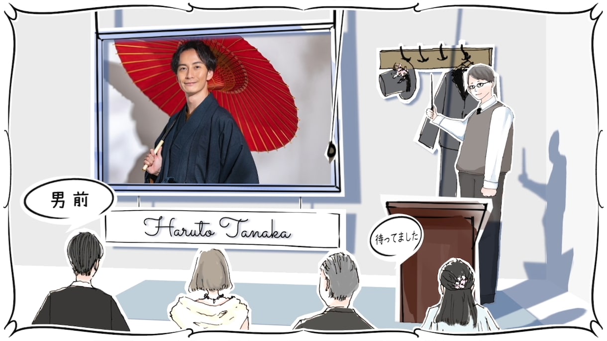 短編アニメのようなプロフィールムービーを作成します 動きのあるイラストアニメーションを組み合わせゲストを釘付けに イメージ3