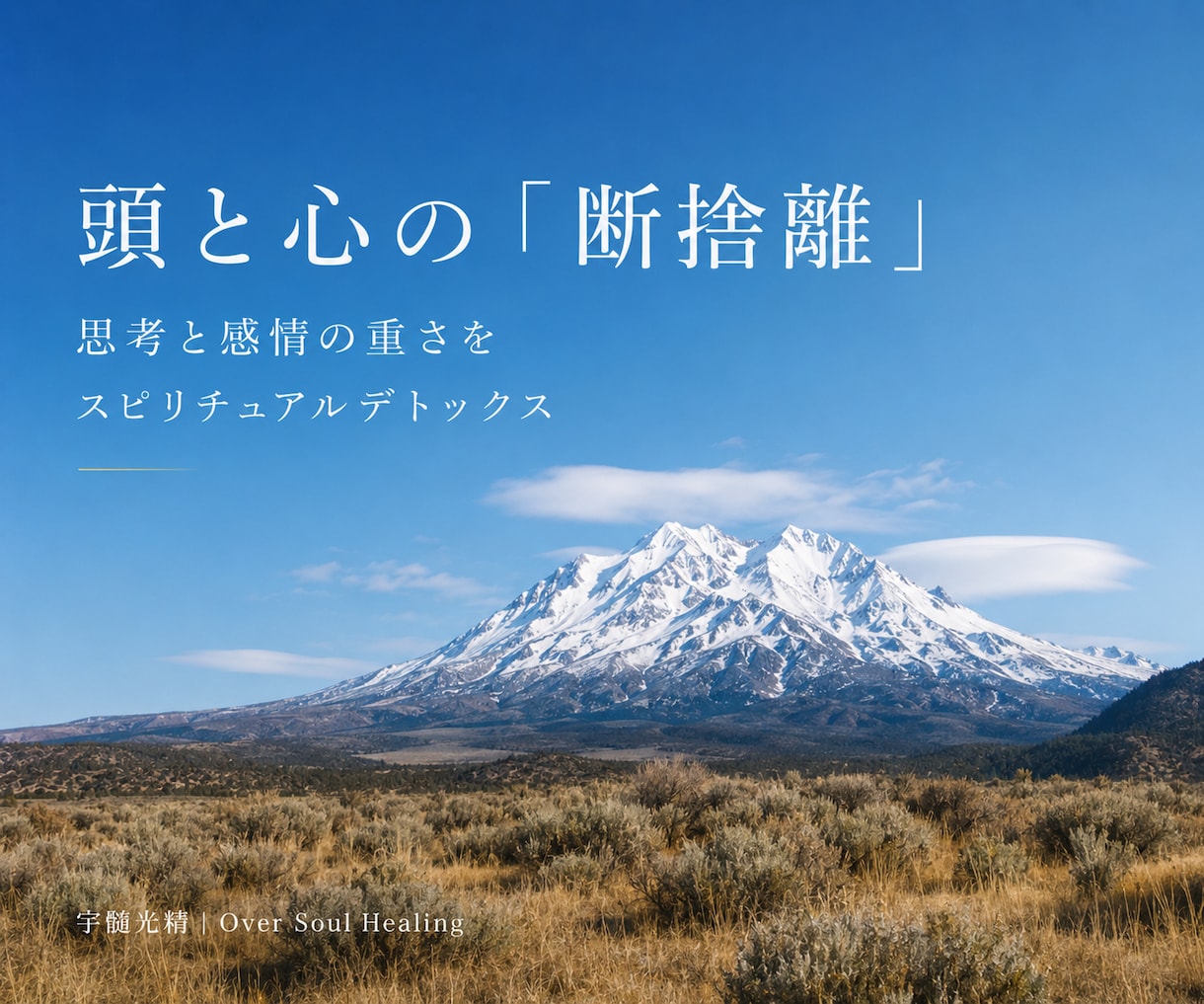 思考と感情に溜まった澱み・モヤモヤを解放します スピリチュアル断捨離＆デトックスで身軽な頭と心を取り戻す。 イメージ1