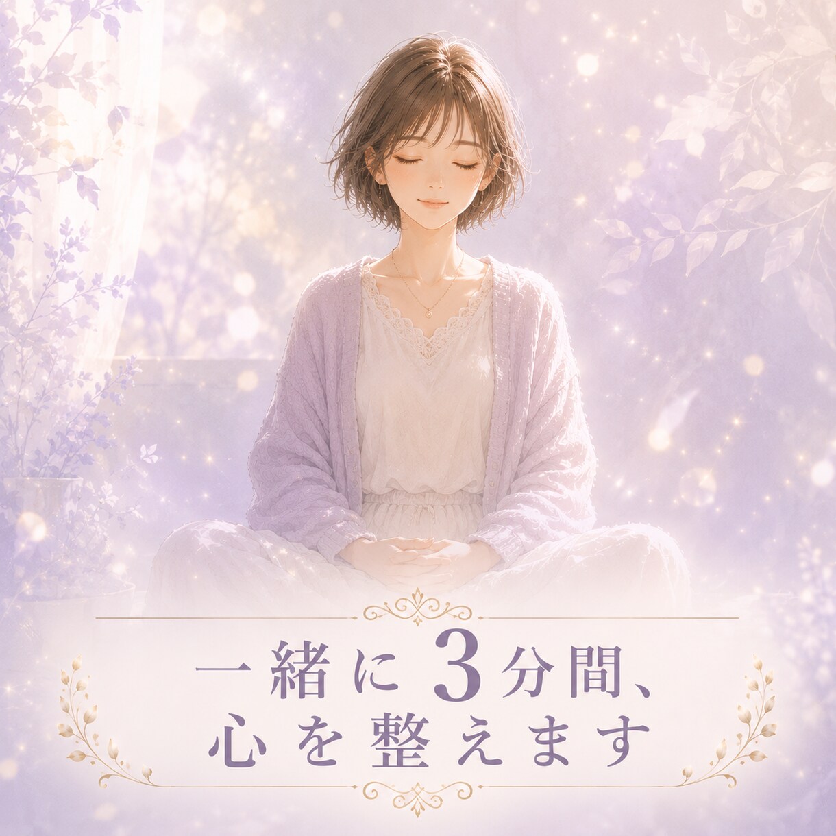 一緒に瞑想の練習をしてみませんか？方法を伝授します 忙しい合間に、安心感を。マインドフルネス瞑想をお伝えします。 イメージ1