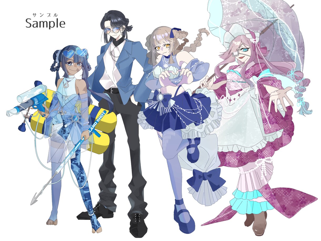 デザイン豊かな立ち絵を描きます あなたの「このキャラクターでプレイしたい！」をお手伝い イメージ6