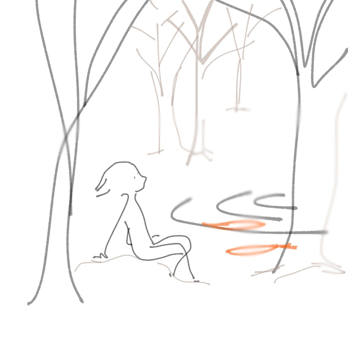 見て心が喜ぶような絵を描きます 勢いのある線で絵を生き生きと表現したいです。 イメージ1