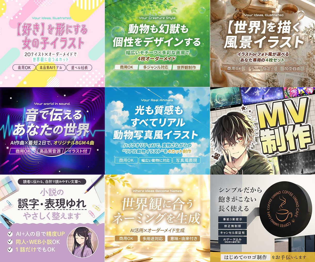 売上があがる！！ココナラ出品サービス画像作成します 修正何回でも無料！素材もこちらで用意します！ イメージ7