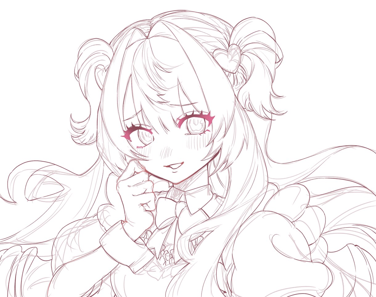 アイコン、1枚絵、修正無制限！？アナログ描きます SNSで活動したいな、かわいいイラストが欲しい方へ！ イメージ1