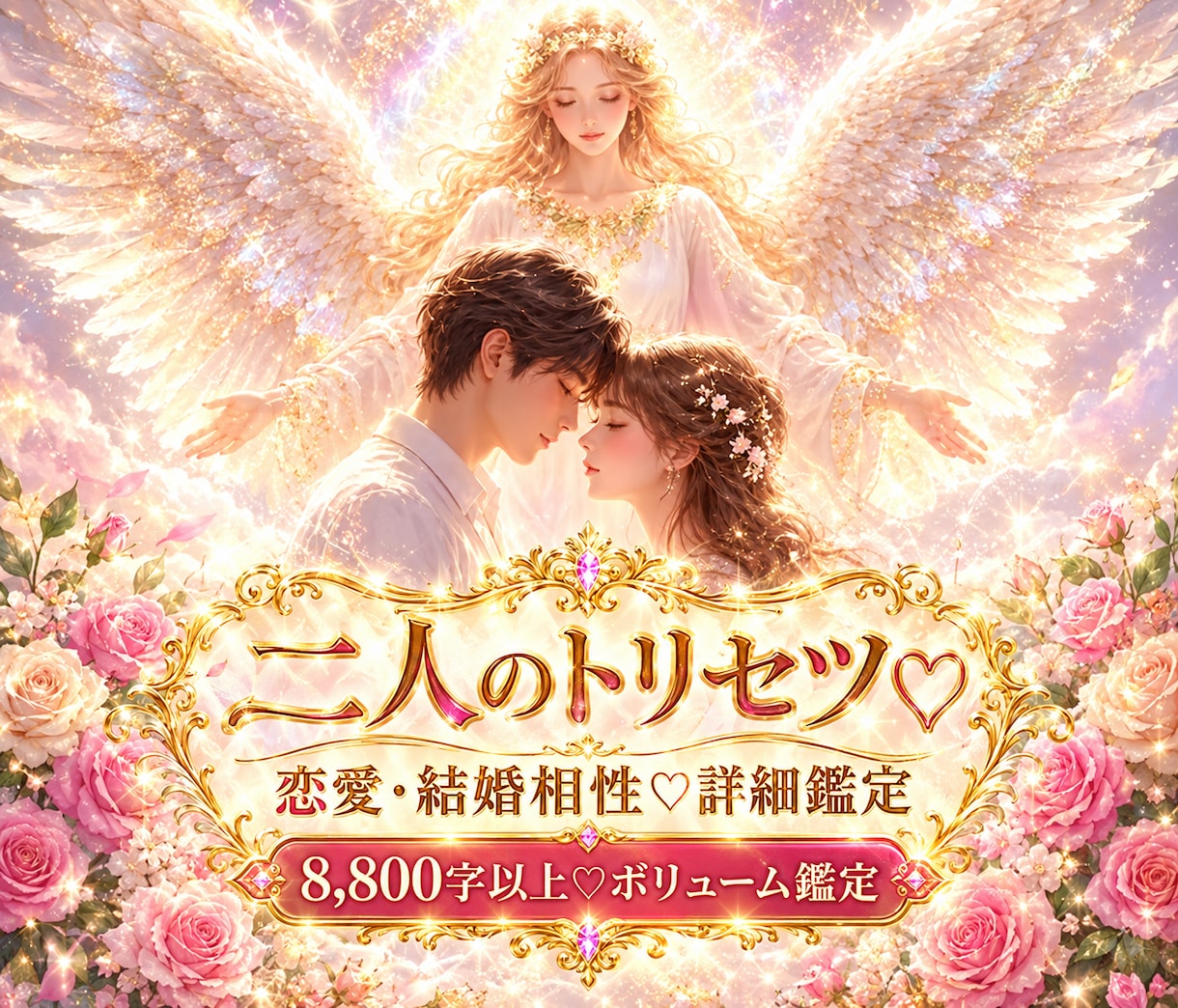 二人のトリセツ♡恋愛結婚相性鑑定8800字届けます 性格や恋愛傾向＆相性プラスとマイナス面♡改善策付♡片思いOK イメージ1