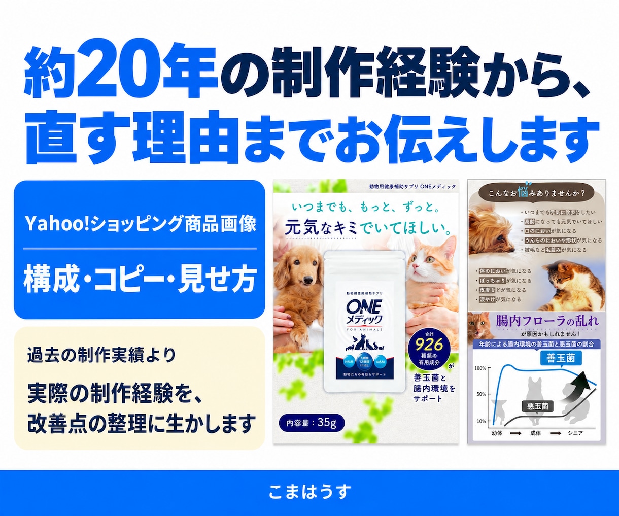 EC画像・LPの改善点と修正指示を整理します 外注への指示に迷う方へ。何をどう直すか決まる60分 イメージ5