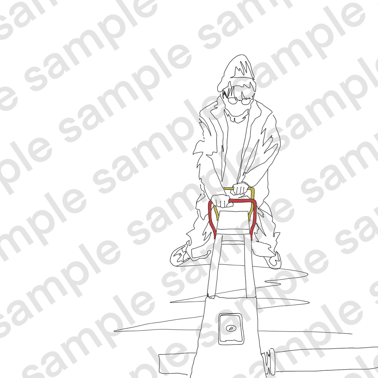 シンプルでオシャレなイラスト描きます アイコン使用やプレゼント、ウェルカムボードに！ イメージ4
