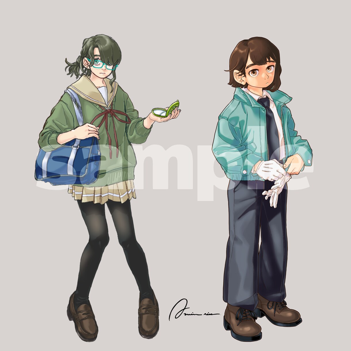 自然な仕草のキャラクター立ち絵を制作します TRPG／配信用サムネイルなどに使用できるイラストを描きます イメージ6