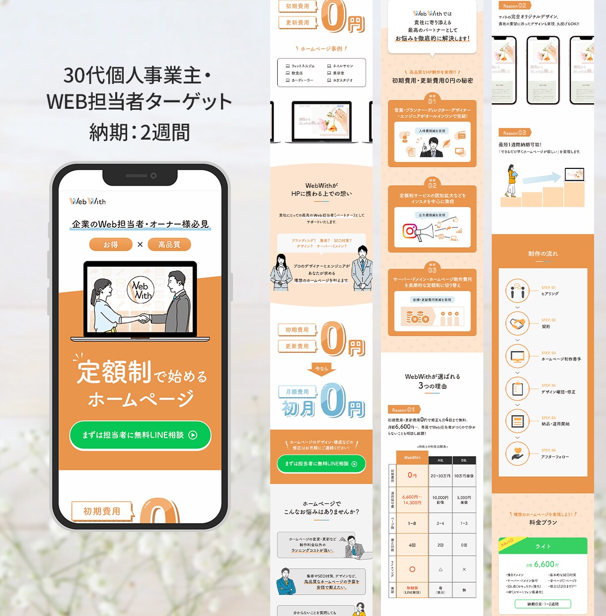 ぱっと見て伝わる！欲しくなる！LPを作ります SP・PCに対応するLPのデザイン～コーディングまで対応！ イメージ5
