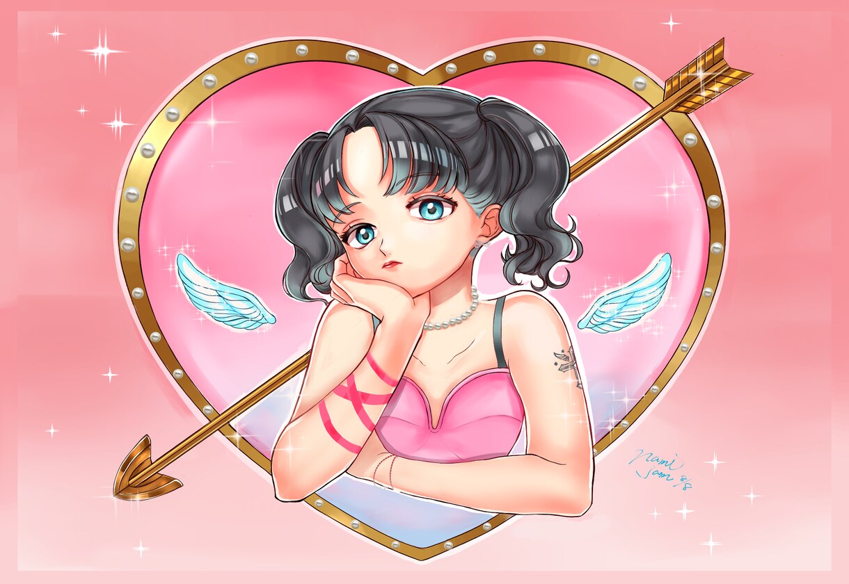 可愛いオリジナルの女の子イラストをお描きします 少しレトロで個性のあるイラストをお描きします！ イメージ7