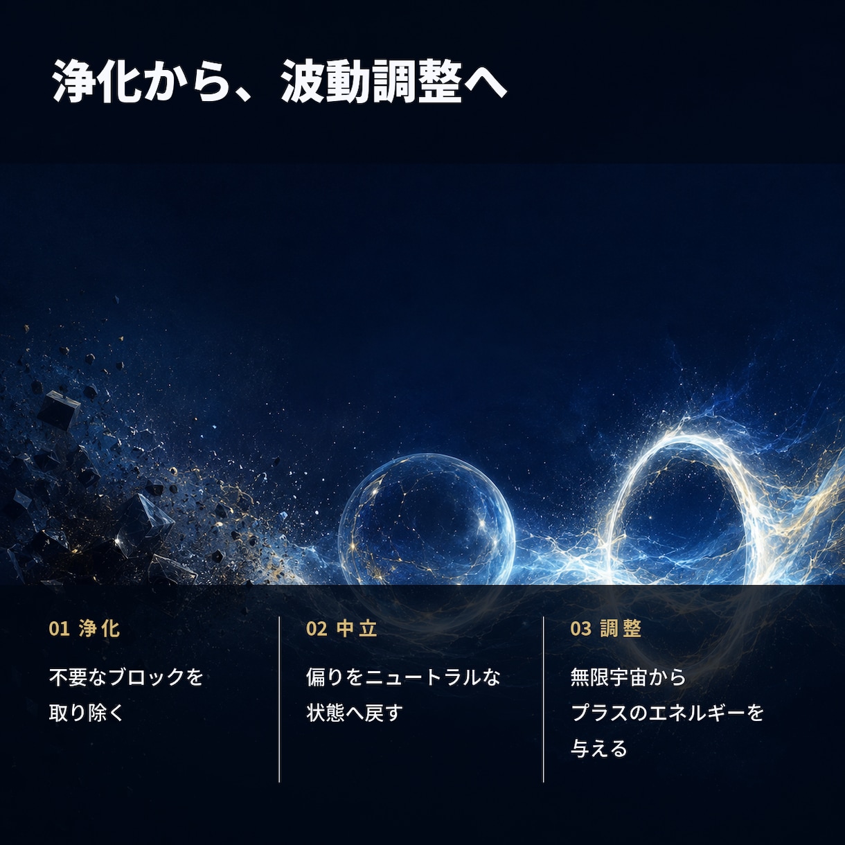 繰り返す停滞の根源を視て宿命を解封します 星声タロット×浄化×波動調整｜恋愛・仕事・金運 イメージ4
