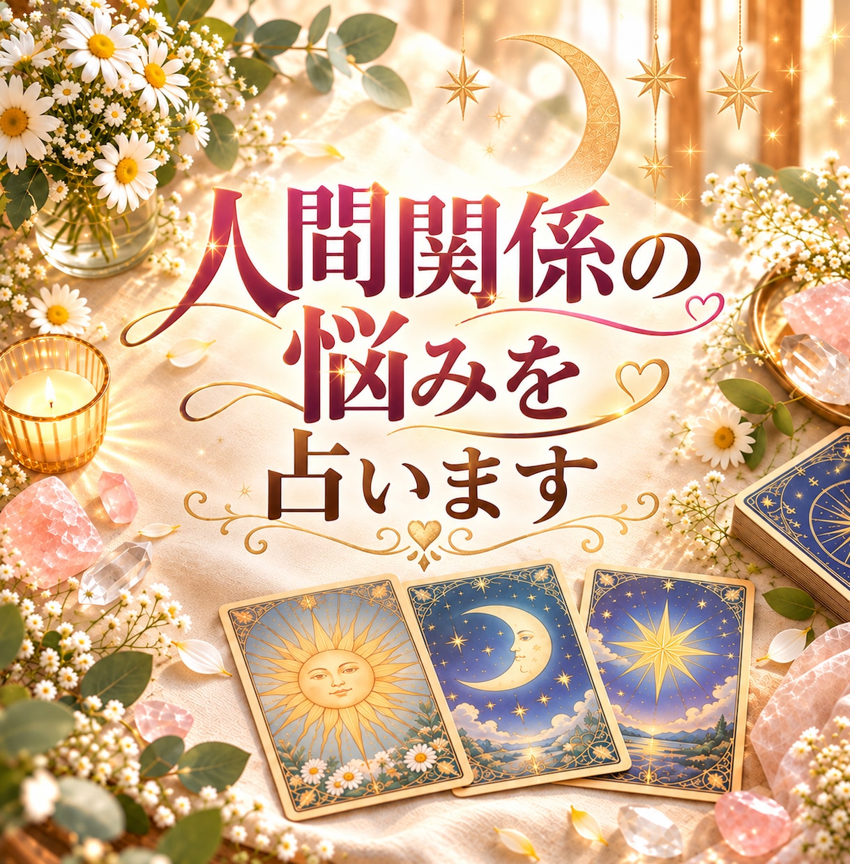 あの人の本音/人間関係の悩みを占います 誰にも言えない不安やモヤモヤを優しく読み解きます イメージ1