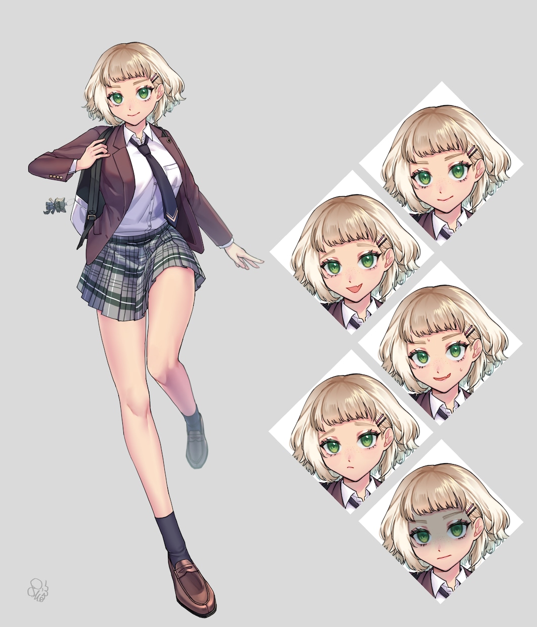 Vtuber・TRPGなどの立ち絵制作します 渋い、可愛い、性別年齢幅広く対応いたします！ イメージ2
