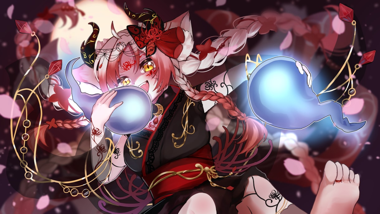商用利用◎厚塗り︎✦︎ダーク系描きます mvイラスト.サムネに キャラクターデザインからも◎ イメージ6