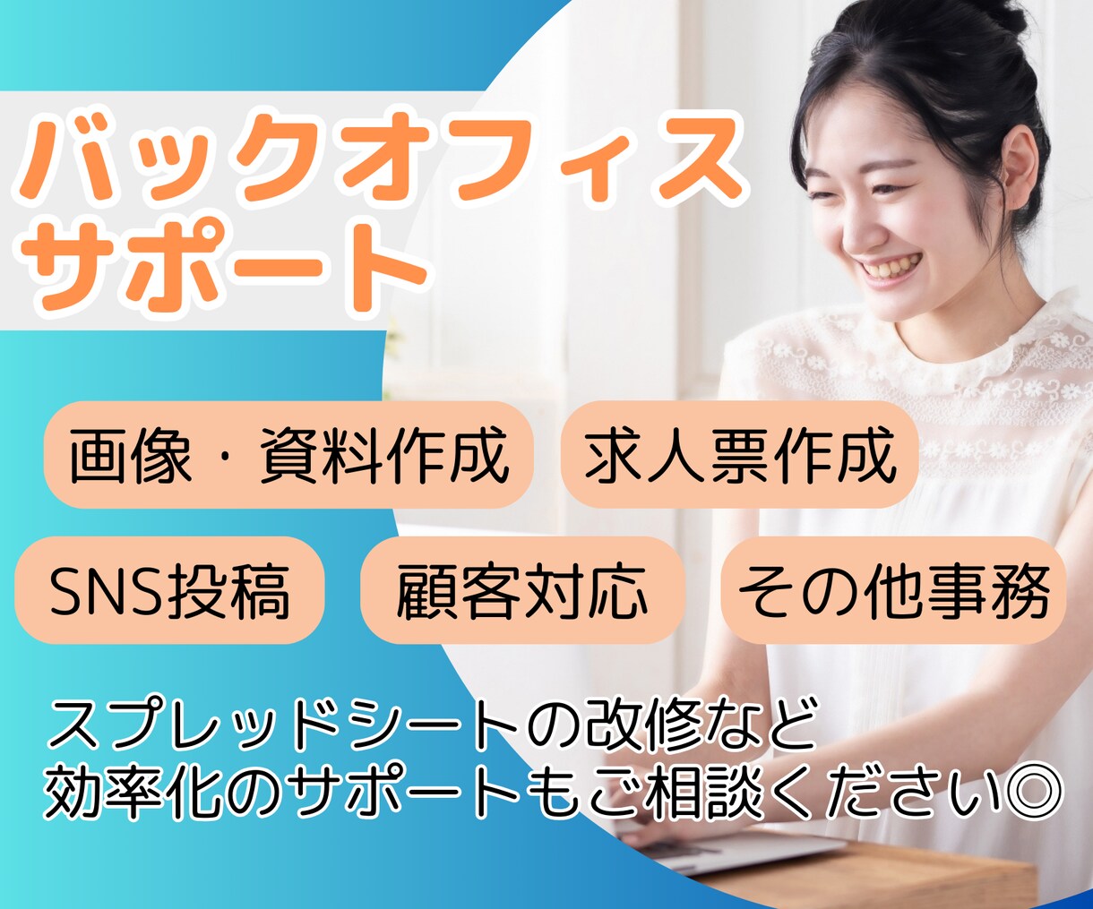 年中無休◎秘書・事務業務、引き受けます 「こうなったらいいな」を実現します！ イメージ1