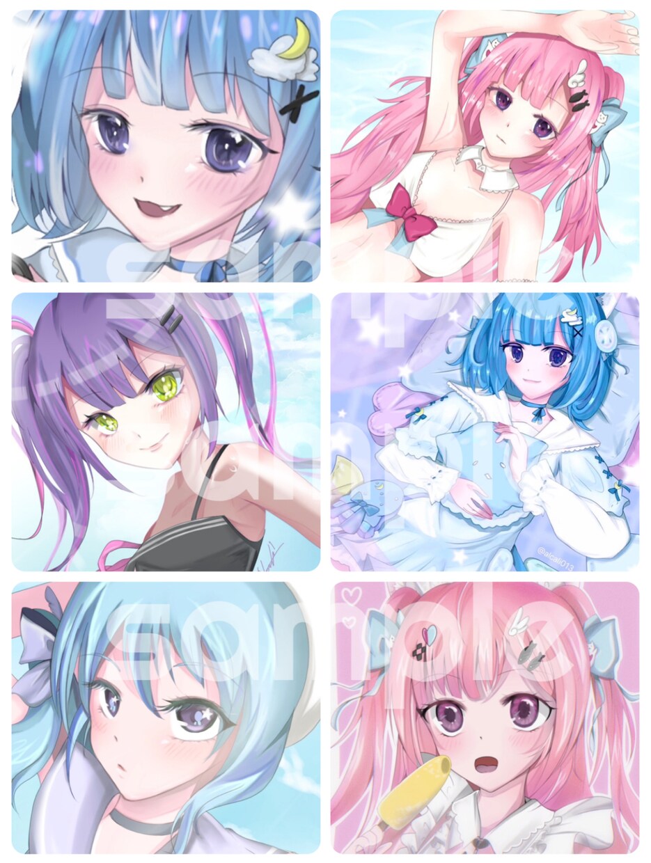 アイコン(追加料金なし)描きます 即納,修正可能！可愛い女の子が得意です！ イメージ1