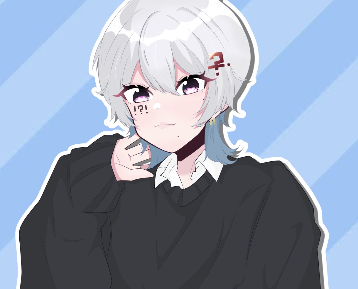 SNS用アイコンのイラスト依頼を受付ます 依頼者様がスムーズにイラストを受け取れる様心がけます！ イメージ1